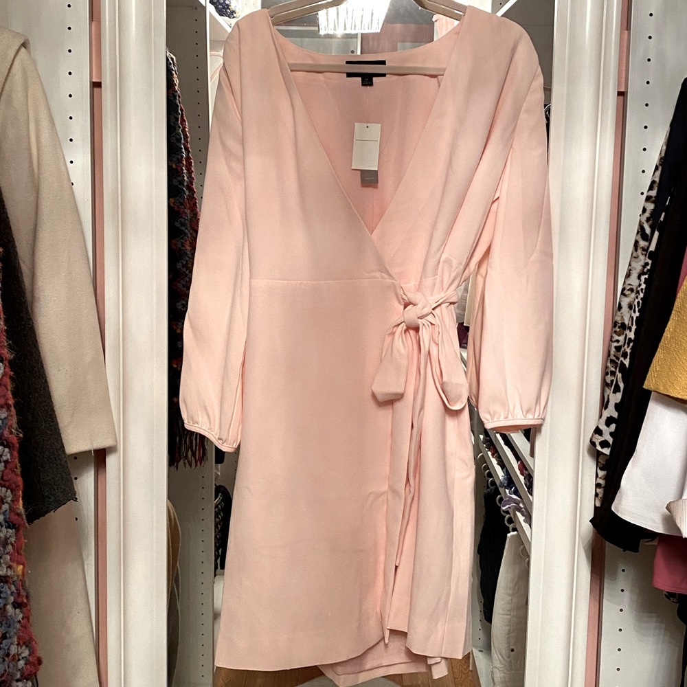 Light Pink Wrap Dress from J. Crew